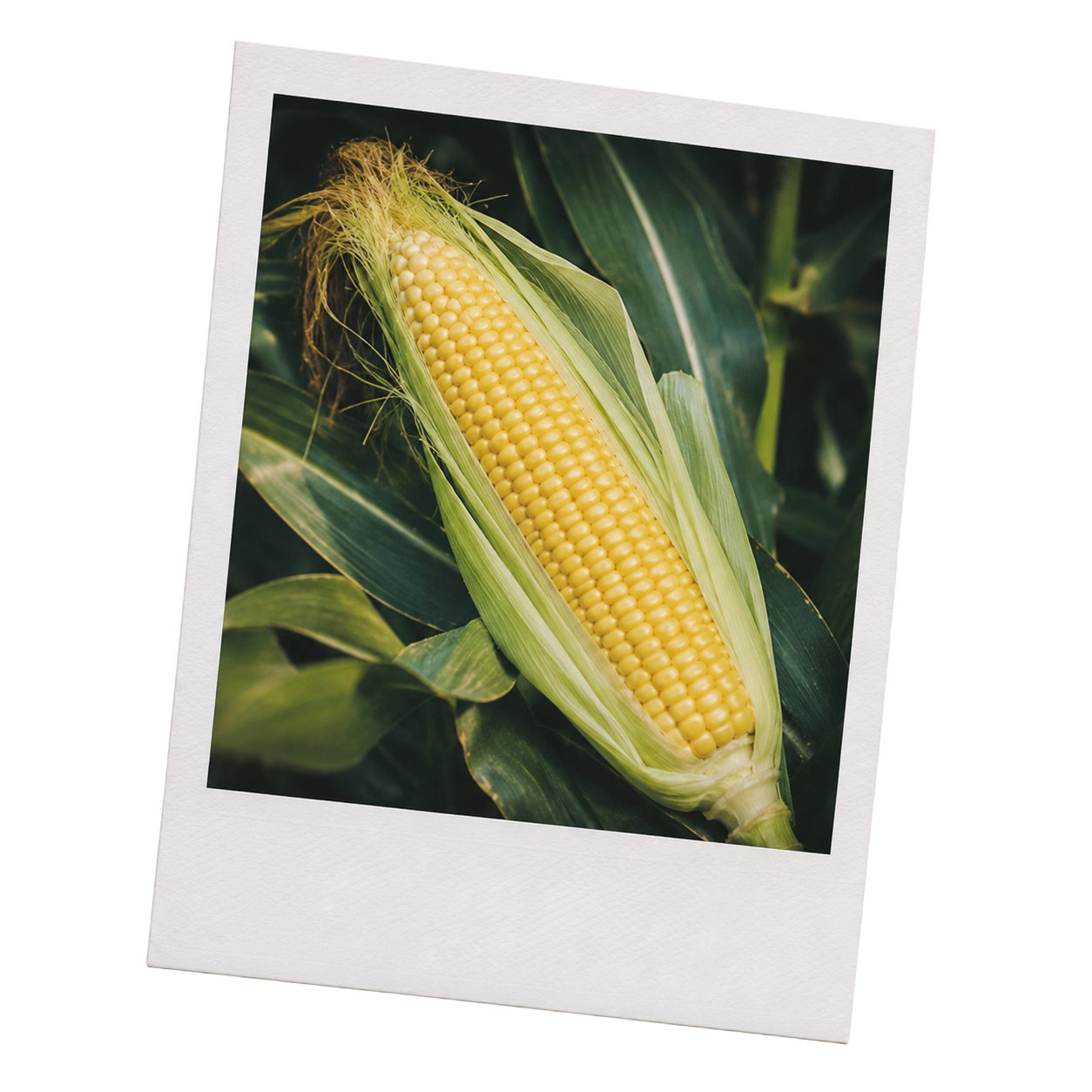 Corn polaroid