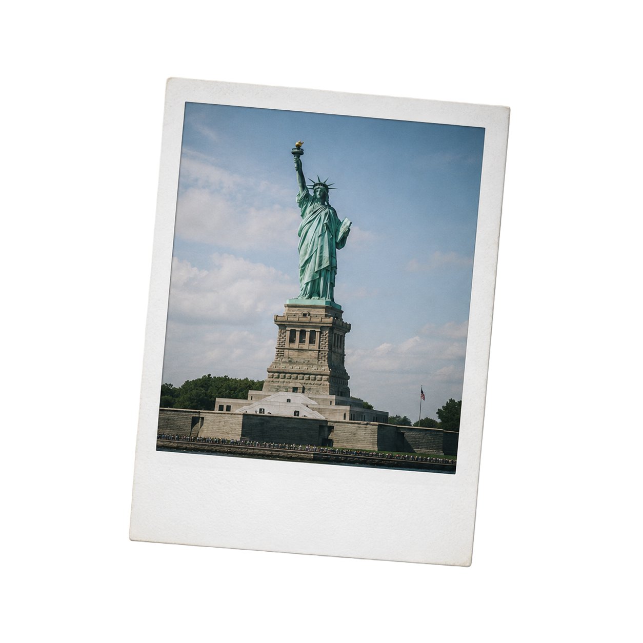 Statue of Liberty polaroid